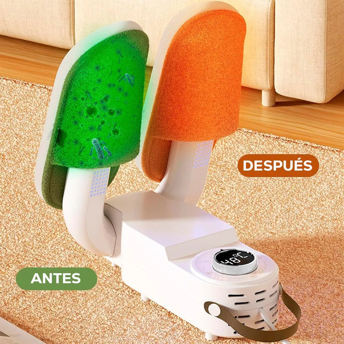 Secador Zapatos Portable | Calefactor Multifuncional